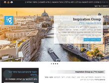 Tablet Screenshot of inspirationgroup.biz